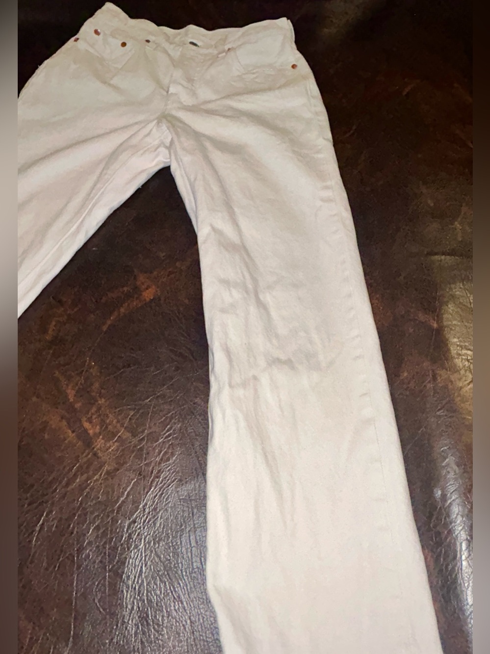 Levi's White High-Rise 501 Women’s Jeans. Vintage! Boots Sold Separately - Picture 3 of 15